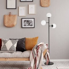 Aydinlatmadunyam Lambader BlackWhite Atmaca-10300