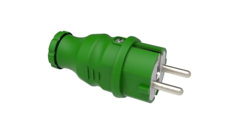 Bemis  Düz Fiş (Yeşil) IP44 BV1-1402-2011