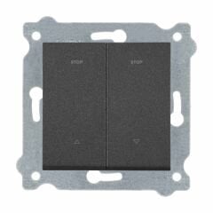 Exen Antrasit Modül+Kapak  Yaysiz Jaluzi