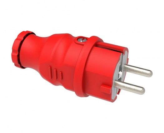 Bemis  Düz Fiş (Kırmızı) IP44 BV6-1402-2011