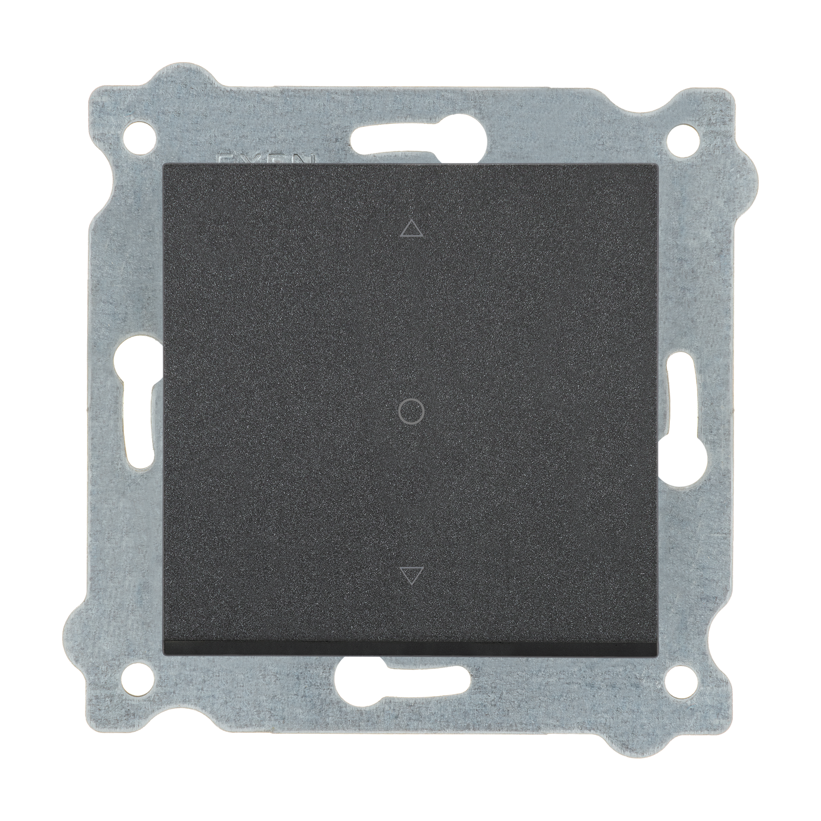 Exen Antrasit Modül+Kapak  Tek Tuslu Jaluzi