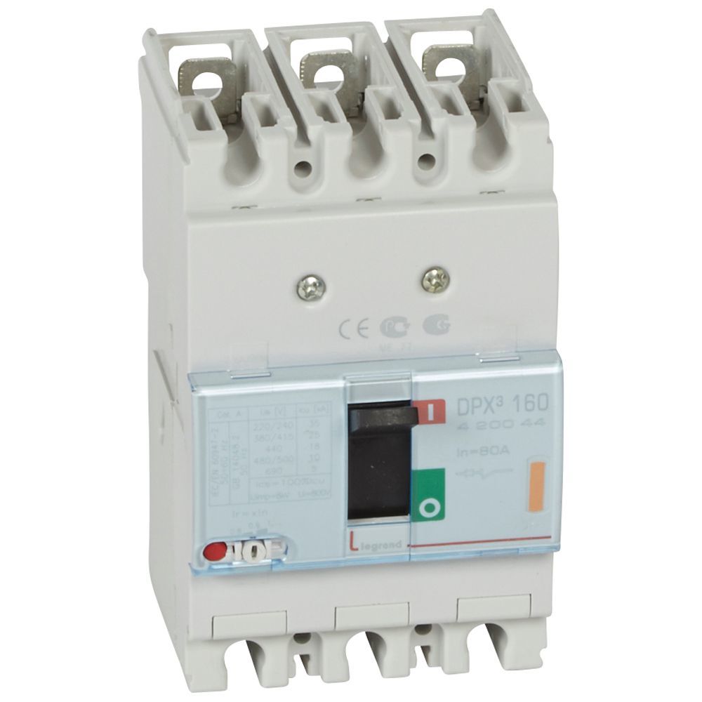 Legrand  DPX³160 TM 3P 80A 25kA LEG-420044
