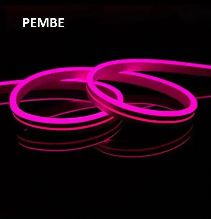 Cata CT-4455 12V Pembe Neon Led Hortum 50Mt