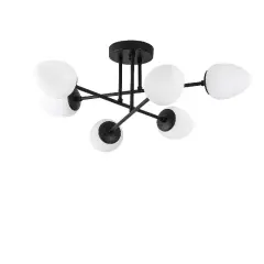Aydinlatmadunyam Plafonyer BlackCream Camflo-10385