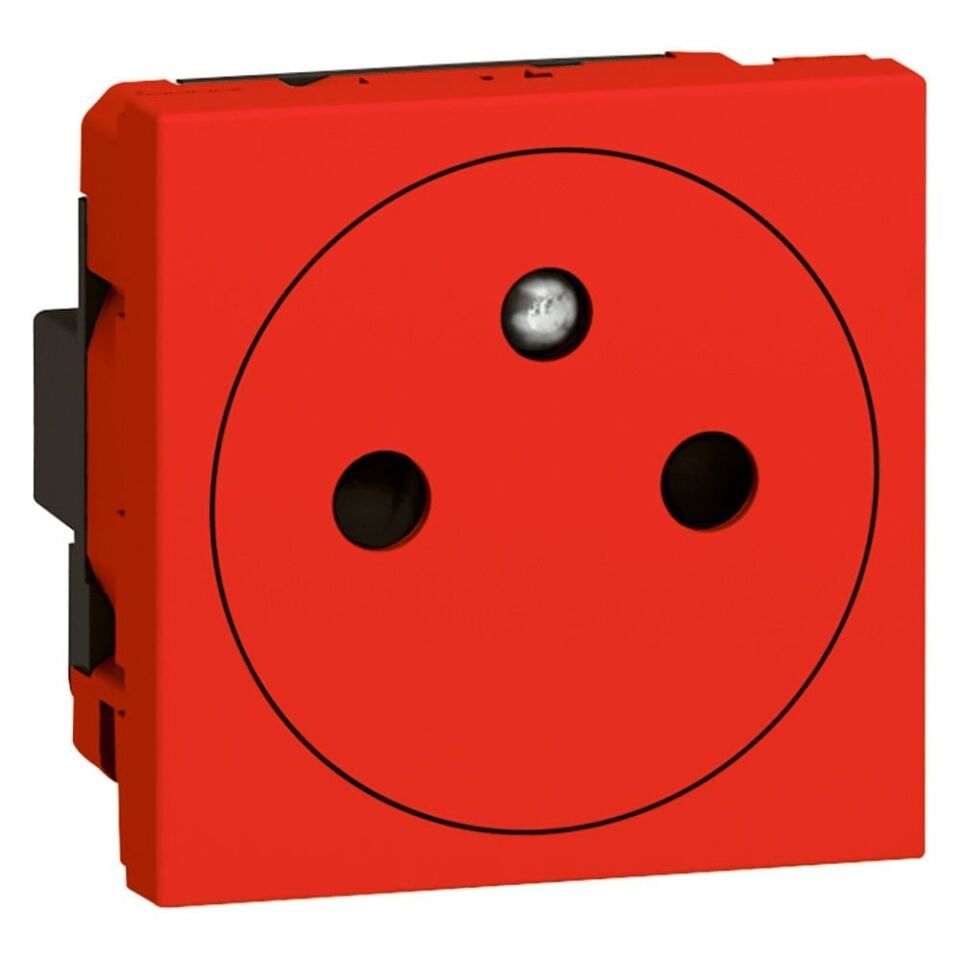 Legrand  Düz Yüzey UPS Priz, Ç.k, Otomatik, 16A, 250V~, 2M, Kırmızı, Antim. LEG-278141L