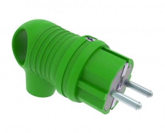Bemis  Kulplu Eğik Fiş (Yeşil) IP44 BV1-1402-2021