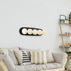 Aydinlatmadunyam Aplik BlackCream Well-11741