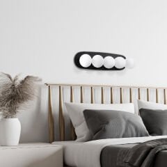 Aydinlatmadunyam Aplik BlackCream Well-11741