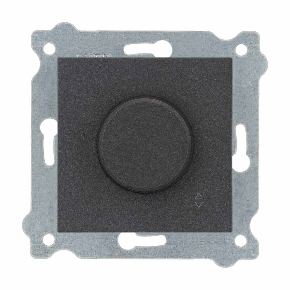 Exen Antrasit Modül+Kapak  Veavien Dimmer 500W