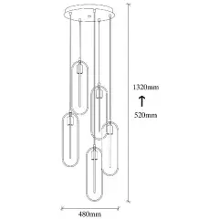 Aydinlatmadunyam Sarkit BlackGold Cerco-Nus-2041