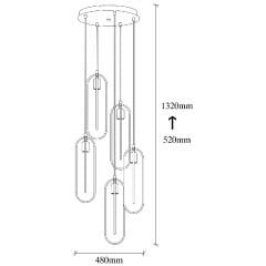 Aydinlatmadunyam Sarkit BlackGold Cerco-Nus-2041