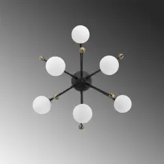 Aydinlatmadunyam Plafonyer BlackAntiqueWhite Roze-11790