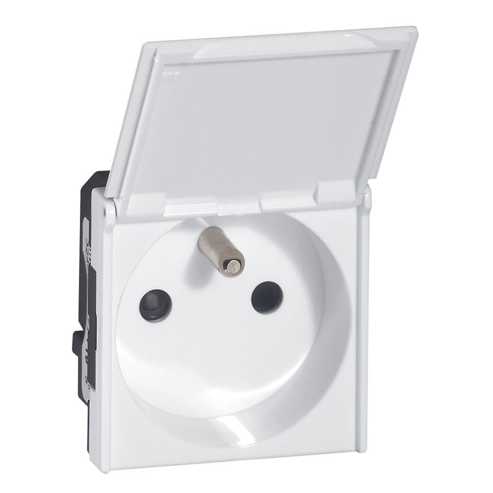 Legrand  UPS Priz, Kapaklı, Otomatik, 16A, 250V~, 2M, Beyaz LEG-278149L