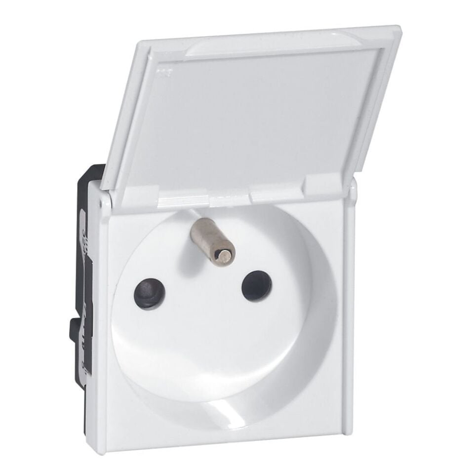 Legrand  UPS Priz, Kapaklı, Otomatik, 16A, 250V~, 2M, Beyaz LEG-278149L