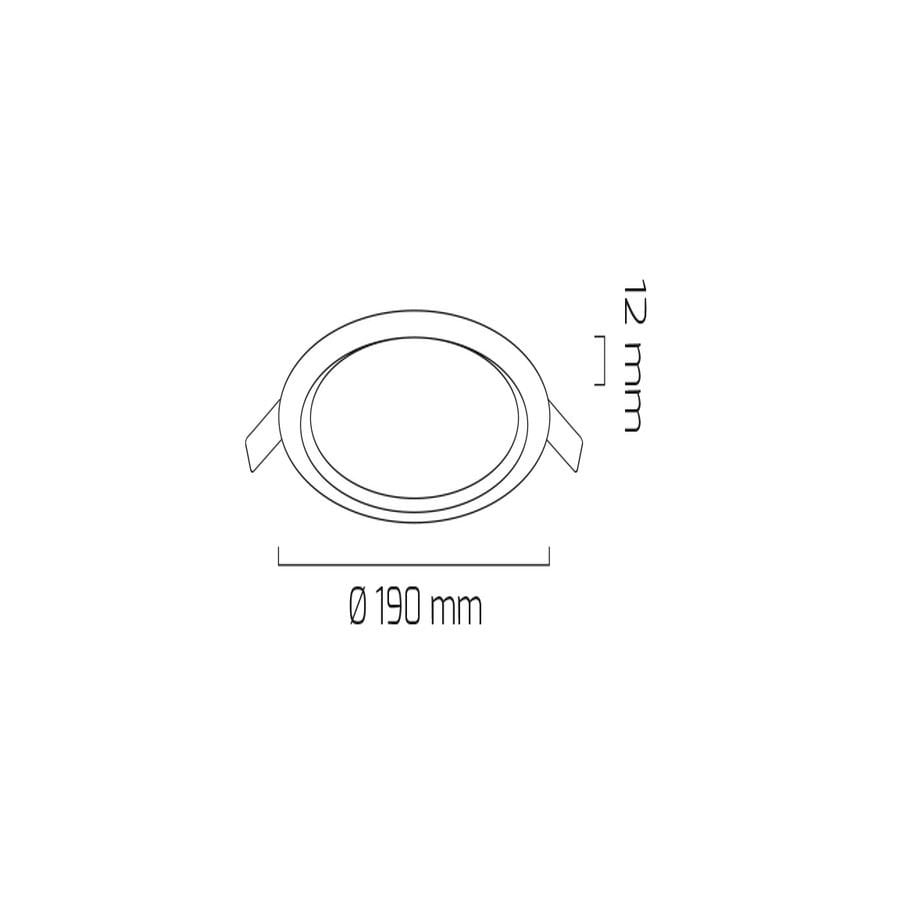 Goya Gy 1768 Siyah Kasa 15W 6500Kslim Led Panel