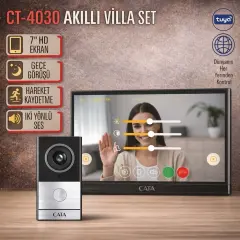 CATA CT-4030 Aklıllı Villa Set 7 İnç Hd Ekran Hareket Kaydetme
