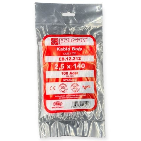 2,5 x 140 Kablo Bağı Aydınlatma Dünyam
