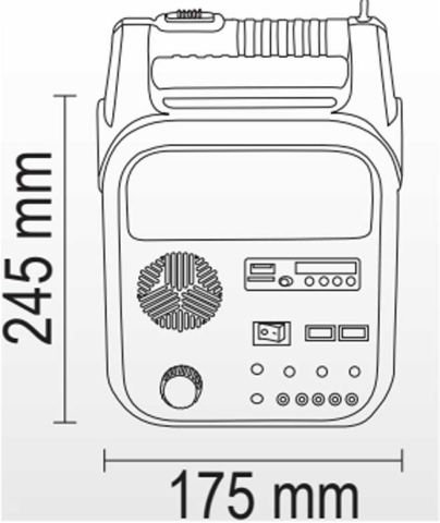 Forlife FL-3275 120W Solar Isildak Paketi