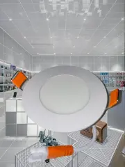 Cata 3 Watt Panel Led Armatür CT-5144 Beyaz Işık