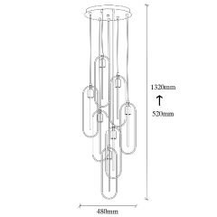 Aydinlatmadunyam Sarkit BlackGold Cerco-Nus-2051