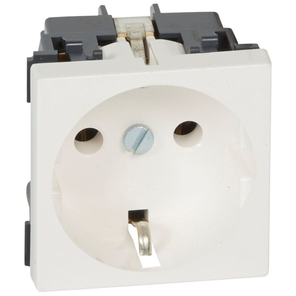 Legrand  Top.ı Priz, Ç.k, Vidalı , 16A, 250V~, 2M, Beyaz LEG-278213L