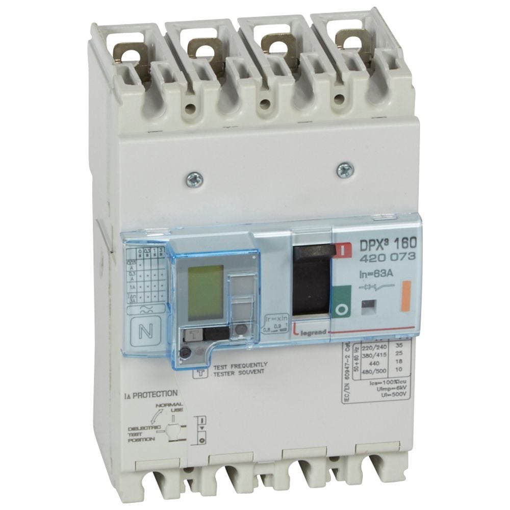 Legrand  DPX³160 TM&KAK 4P 63A 25kA LEG-420073