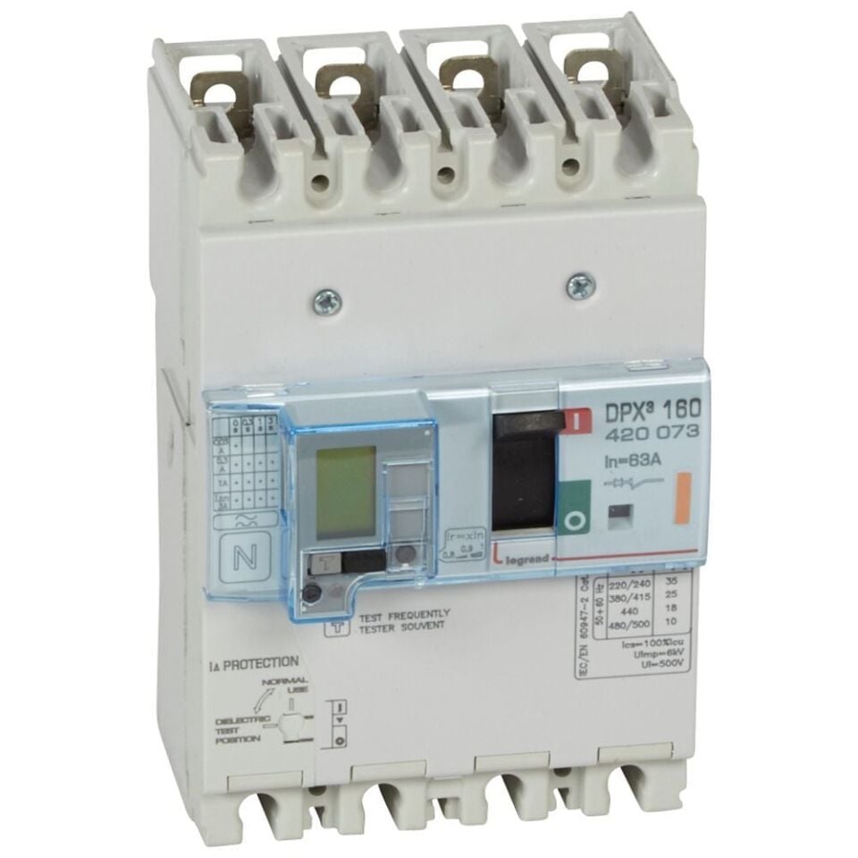 Legrand  DPX³160 TM&KAK 4P 63A 25kA LEG-420073