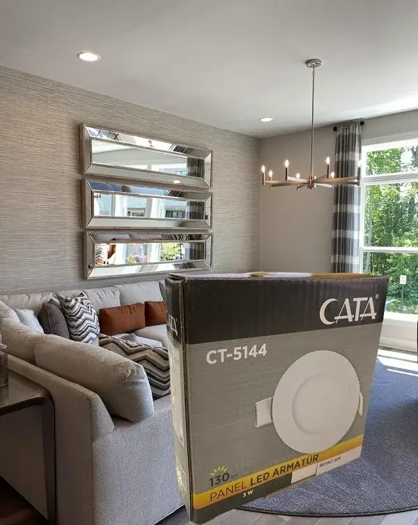 Cata 3 Watt Panel Led Armatür CT-5144 Günışığı