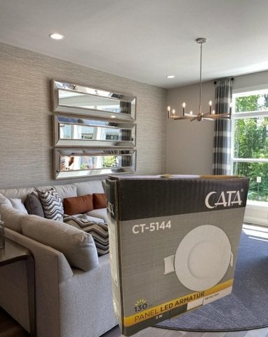 Cata 3 Watt Panel Led Armatür CT-5144 Günışığı