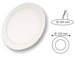 Cata 6 Watt Panel Led CT-5145 Beyaz Işık Alüminyum Kasa