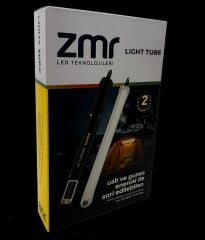 ZMR ZMR-385 Katlanır Şişirilebilir Beyaz Ledli Aydınlatma Tüpü USB Ve Güneş Enerjisi Şarjlı Armatür