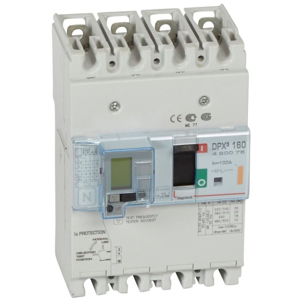 Legrand  DPX³160 TM&KAK 4P 100A 25kA LEG-420075