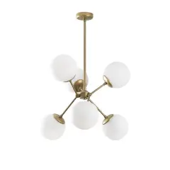 Aydinlatmadunyam Avize GoldWhite Gondol-Nua-1121