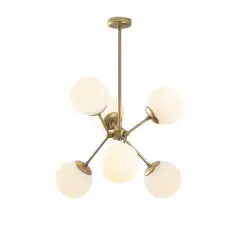 Aydinlatmadunyam Avize GoldWhite Gondol-Nua-1121