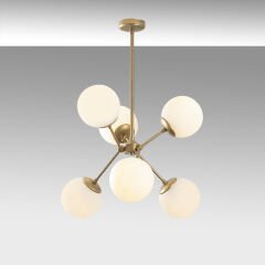 Aydinlatmadunyam Avize GoldWhite Gondol-Nua-1121