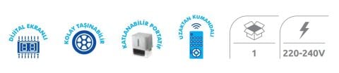 Vanti 120W Mobil Sulu Hava Sogutucu KCF308
