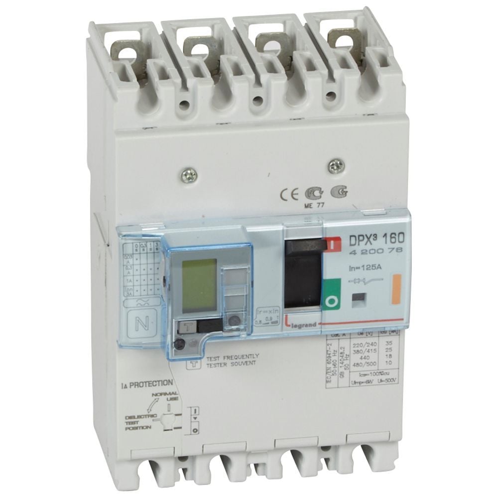 Legrand  DPX³160 TM&KAK 4P 125A 25kA LEG-420076