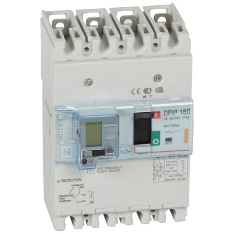 Legrand  DPX³160 TM&KAK 4P 125A 25kA LEG-420076