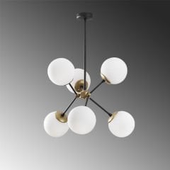 Aydinlatmadunyam Avize BlackWhite Gondol-Nua-1122