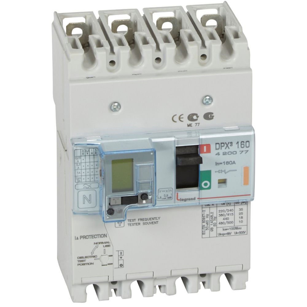 Legrand  DPX³160 TM&KAK 4P 160A 25kA LEG-420077
