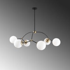 Aydinlatmadunyam Avize WhiteBlack Kromozom-Nua-1021