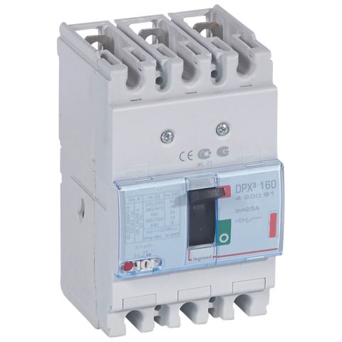 Legrand  DPX³160 TM 3P 25A 36kA LEG-420081