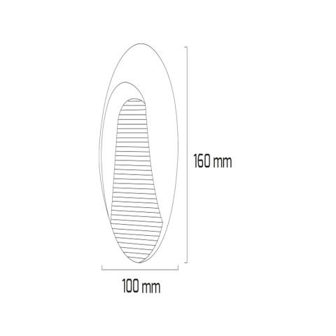Goya Gy 6234 - Sıva Üstü Led Duvar Armatür 3W Beyaz Kasa/3000K