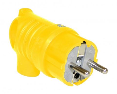 Bemis  UPS Kulplu Eğik Fiş (Sarı) IP44 BV3-1402-2041