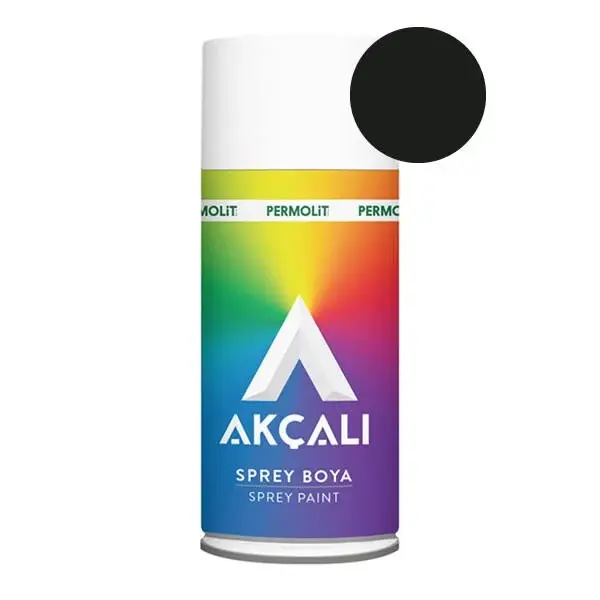 Permolit Akçali Parlak Siyah Sprey Boya AK-326 400 ml