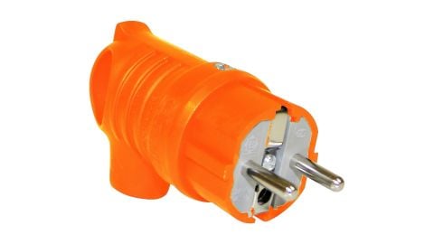 Bemis  UPS Kulplu Eğik Fiş (Turuncu) IP44 BV4-1402-2041