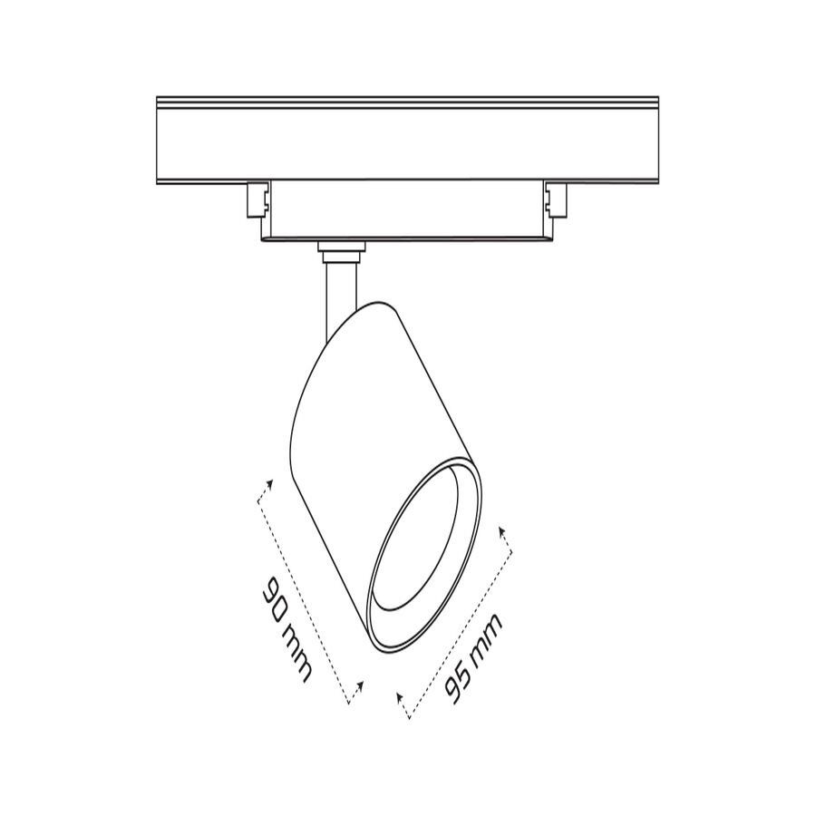 Goya Gy 3656-30 Beyaz Kasa 30W 60° 4000K Led Ray