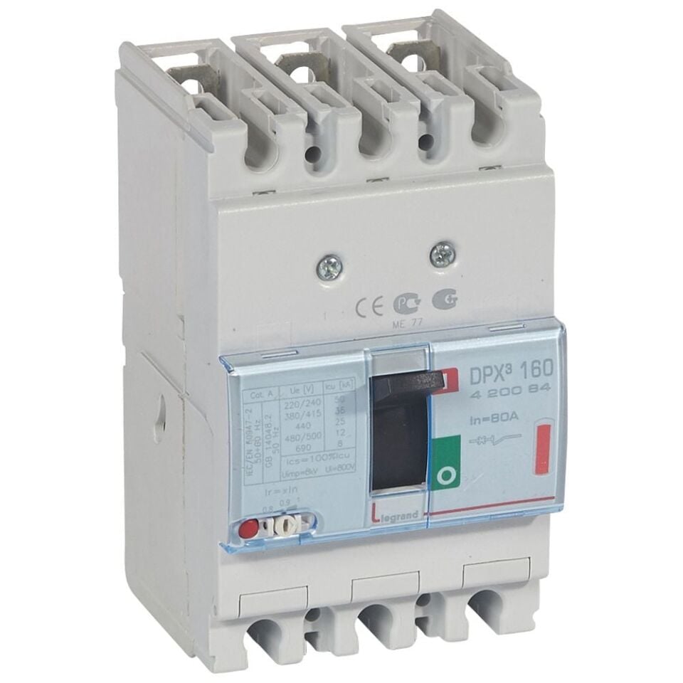 Legrand  DPX³160 TM 3P 80A 36kA LEG-420084