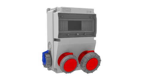 Bemis  5/32A. 380V. 1 Ad. Ön  5/16A. 380V. 1 Ad. Ön 1/16A. 220V. 2 Ad. Yan IP66 BD2-6130-1142
