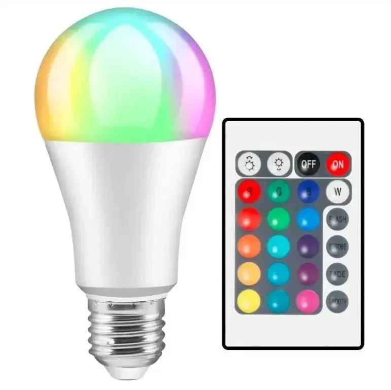CT-4058 Cata Uzaktan Kumandali Rgb Led Ampul  Beyaz Isik